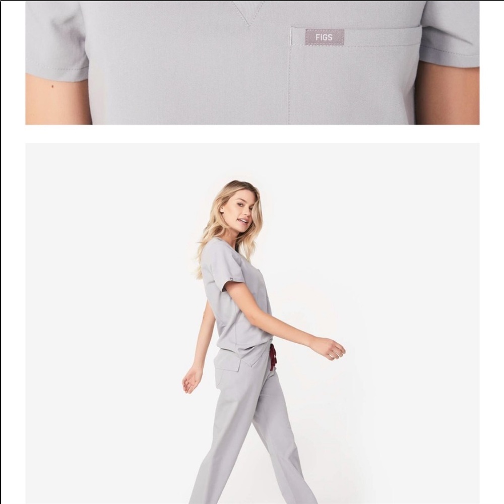 FIGS Casma 3 pocket top NWOT